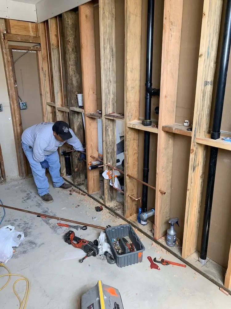 Commercial rough-in plumbing for Water Heater Replacement in North Adams